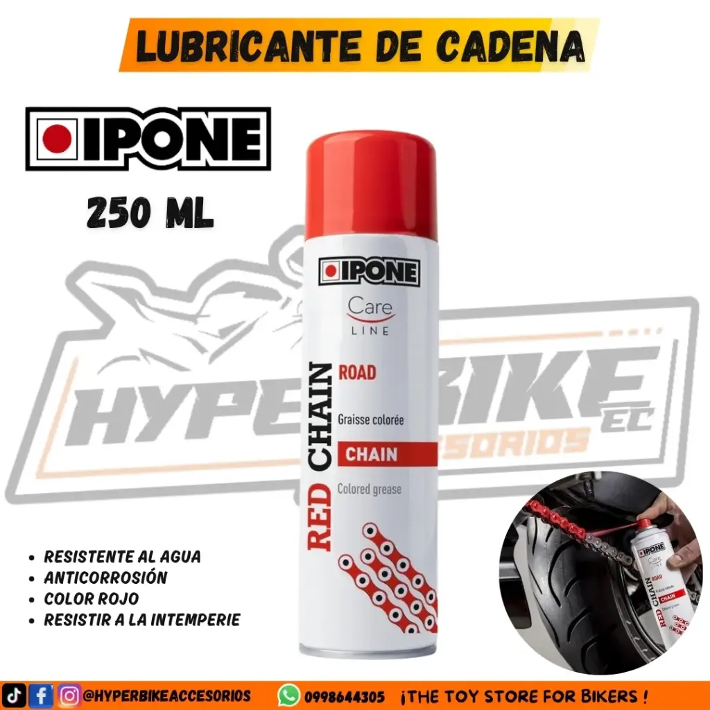 Lubricante de Cadena Rojo