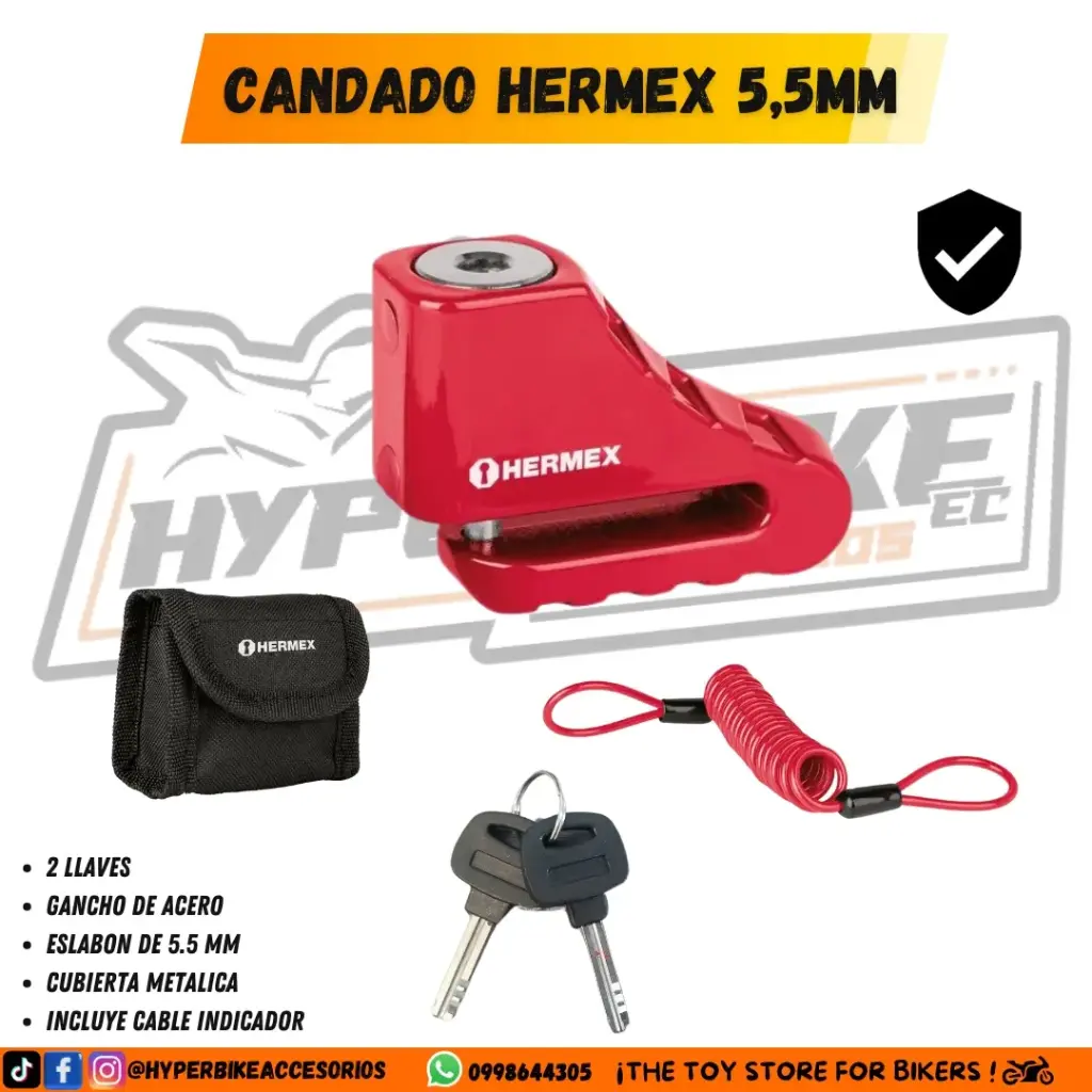 Candado Hermex 5.5mm