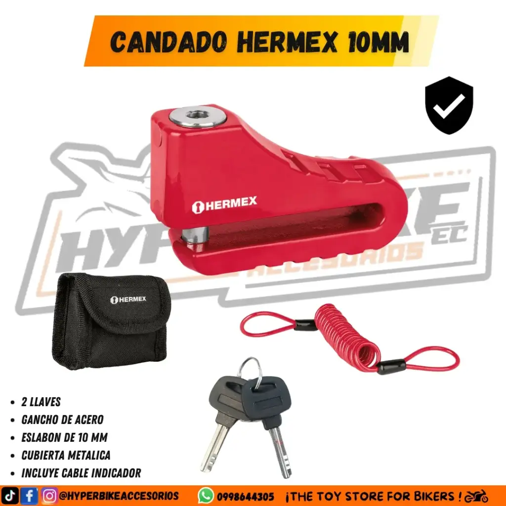 Candado Hermex 10mm