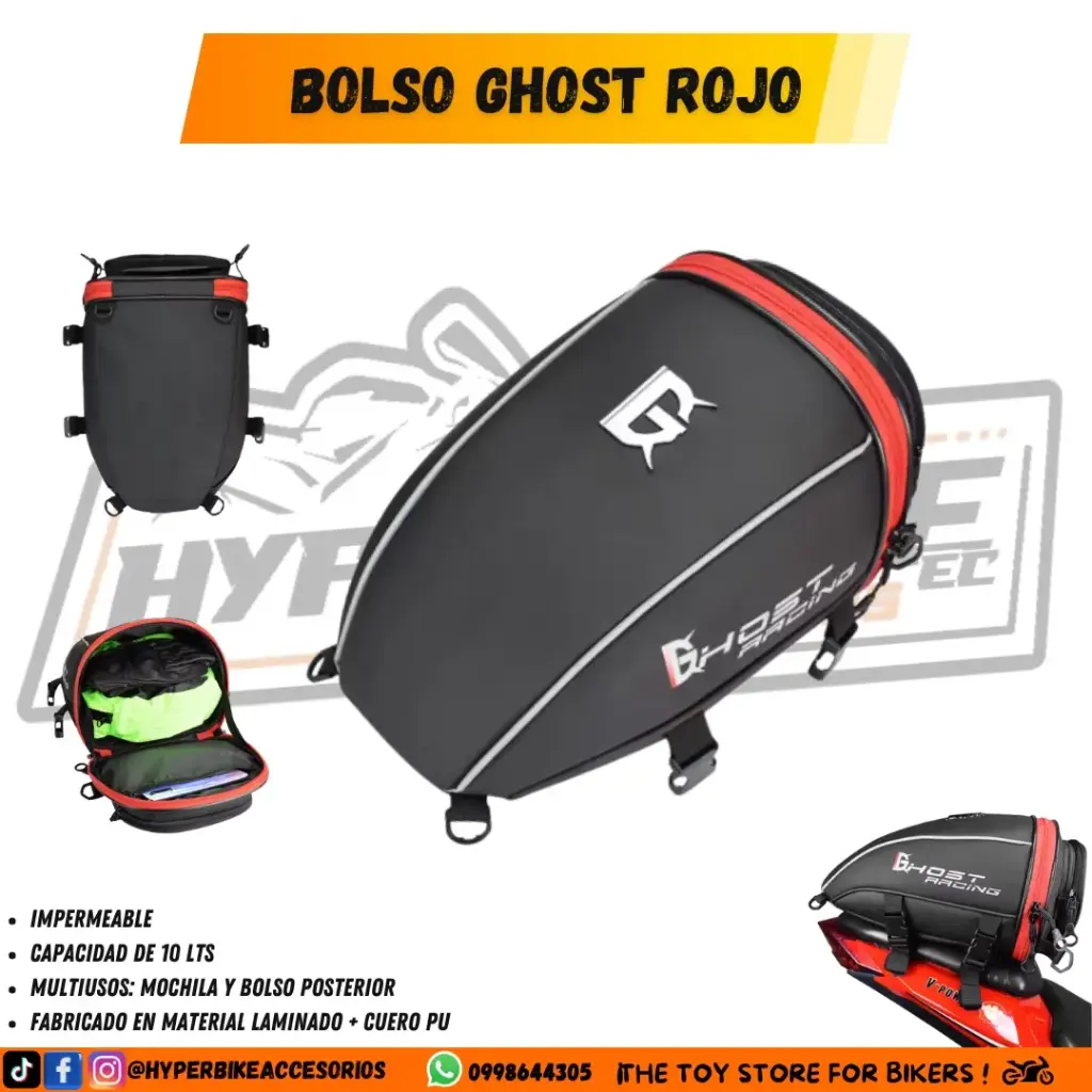 Bolso Ghost Rojo