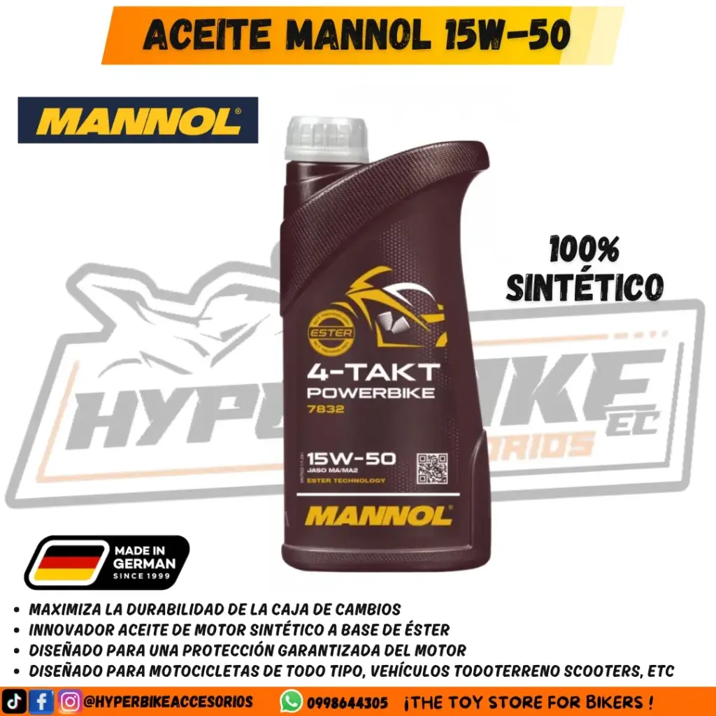 Aceite MANNOL 15W50