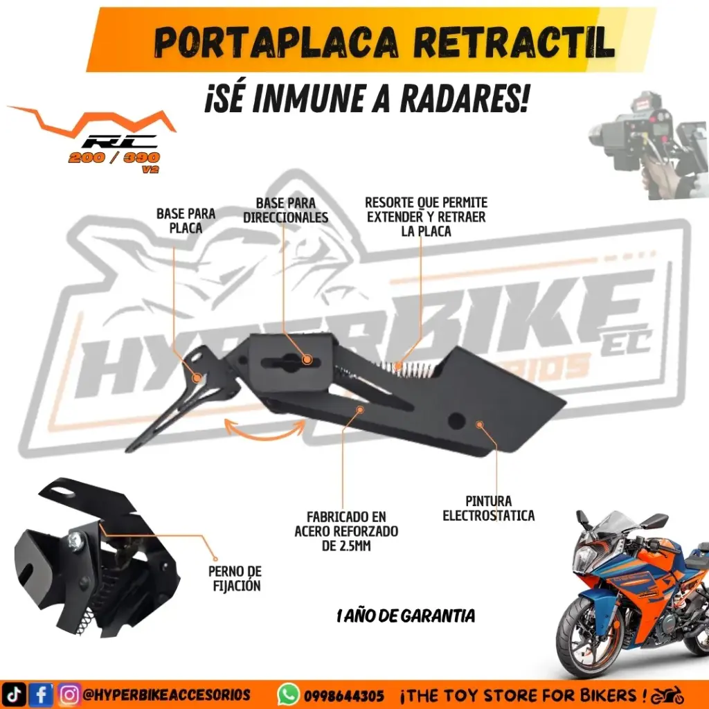 Portaplaca Retracril