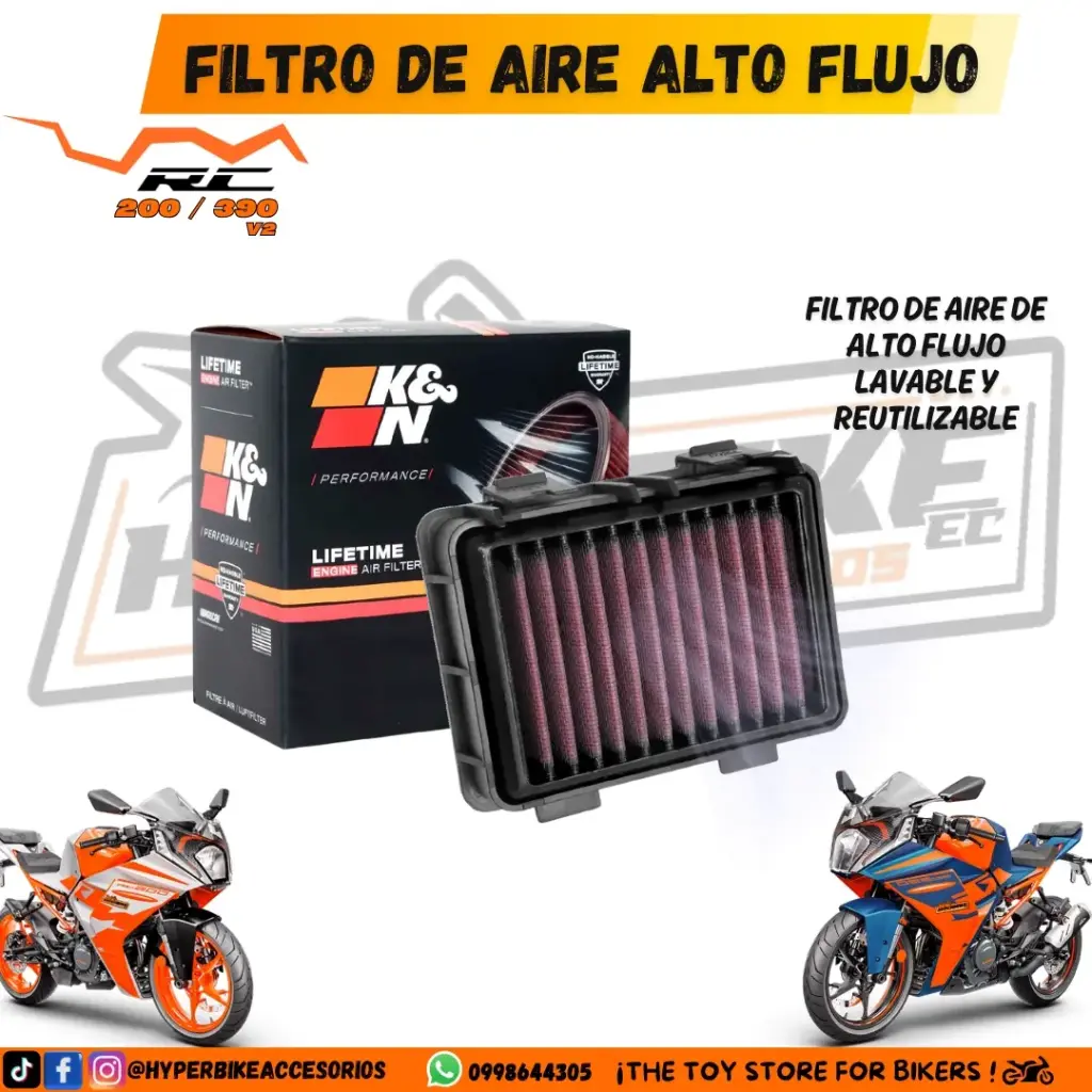 Filtro de Aire Alto Flujo