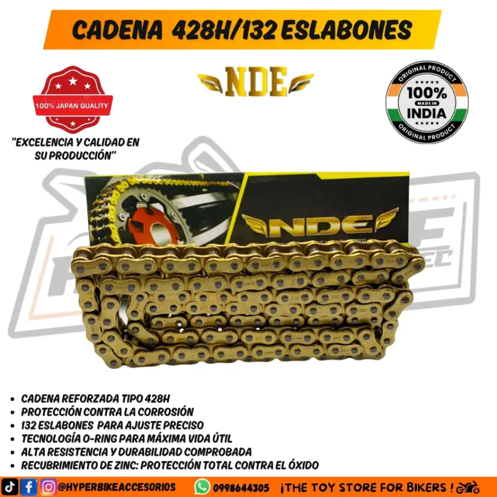 Cadena NDE 428H/132L