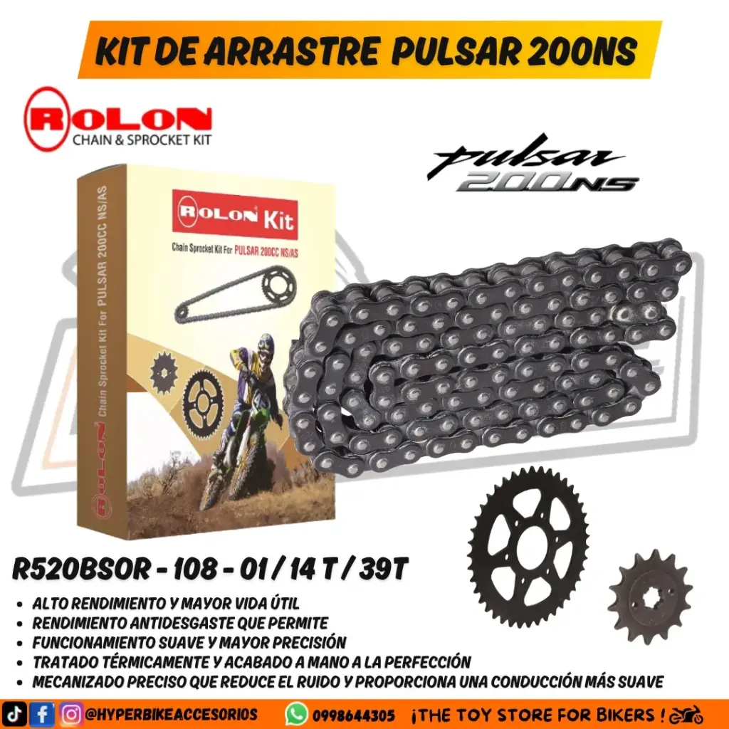 Kit de Arrastre Pulsar NS200