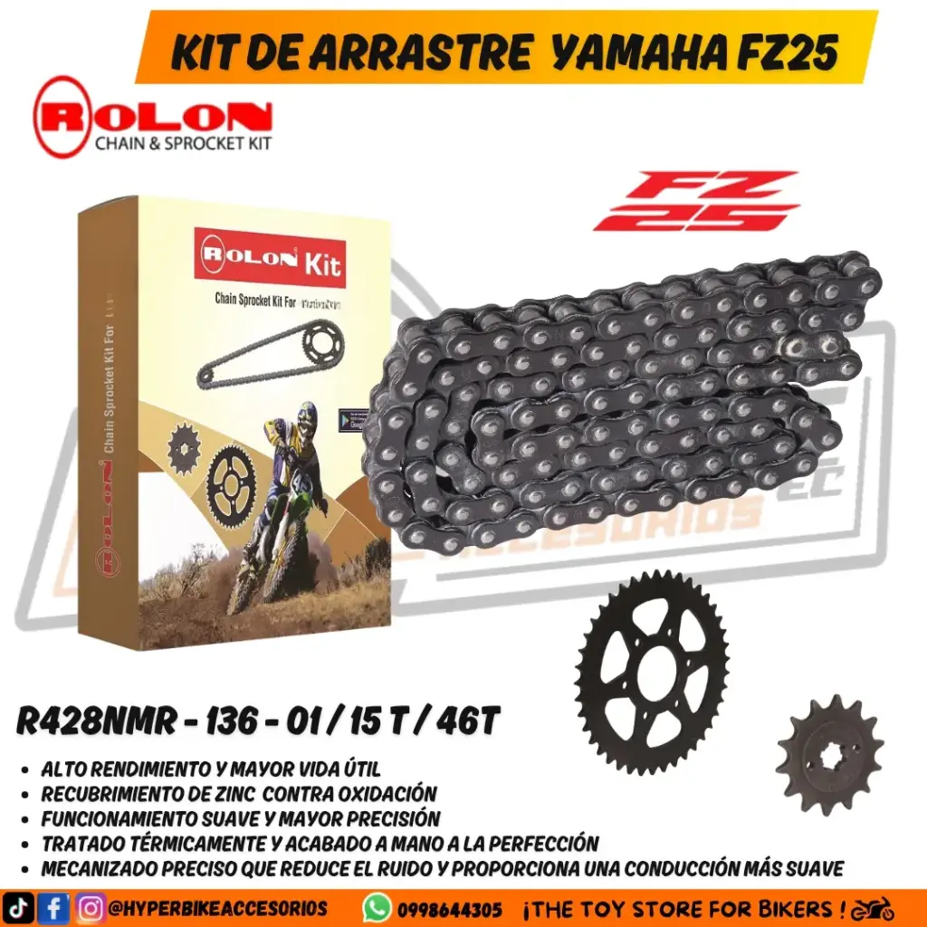 Kit de arrastre Yamaha FZ25