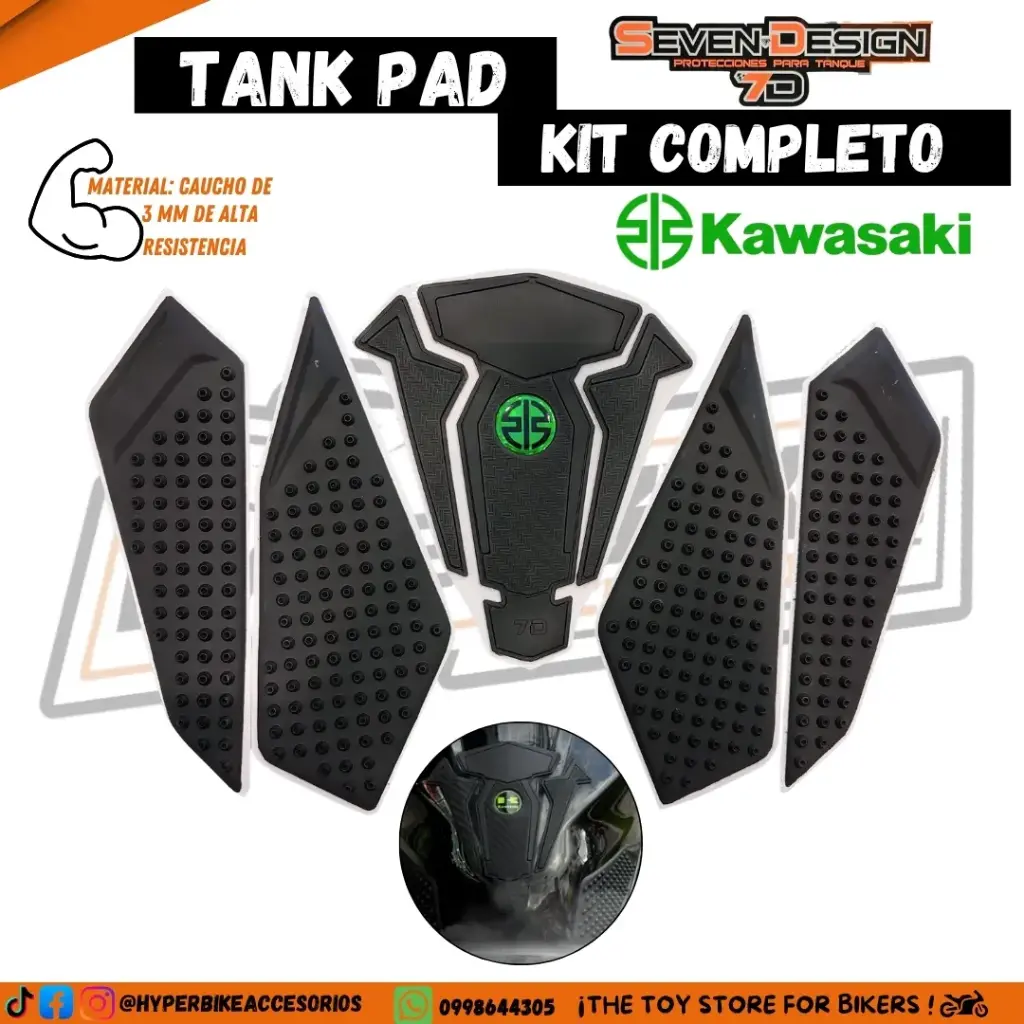 Tank Pad Kit Completo Kawasaki