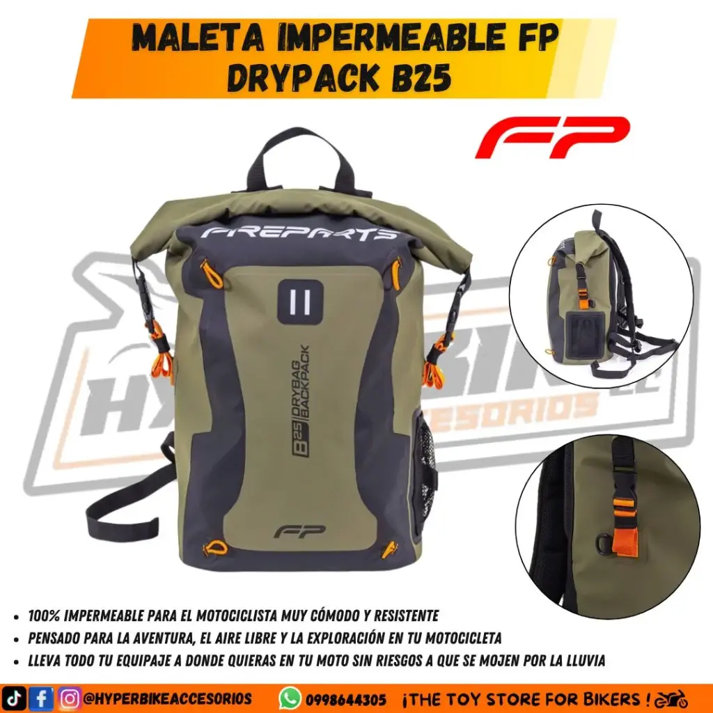 Maleta Drypack B25 Verde ML