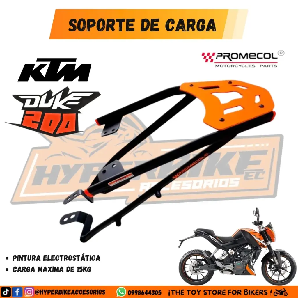 Soporte de Carga KTM Duke 200
