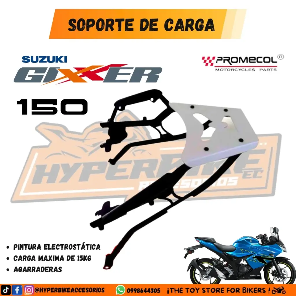 Soporte de Carga Suzuki Gixxer 150