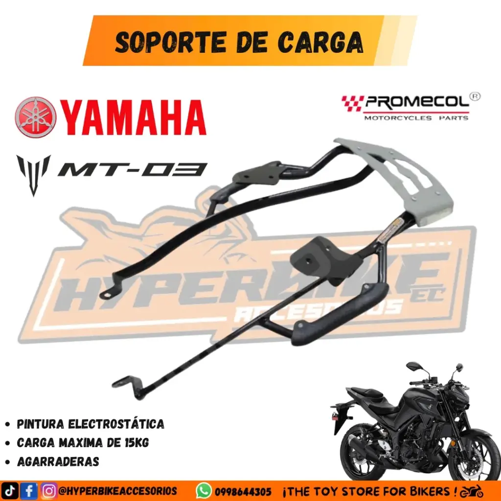 Soporte de Carga Yamaha Mt03