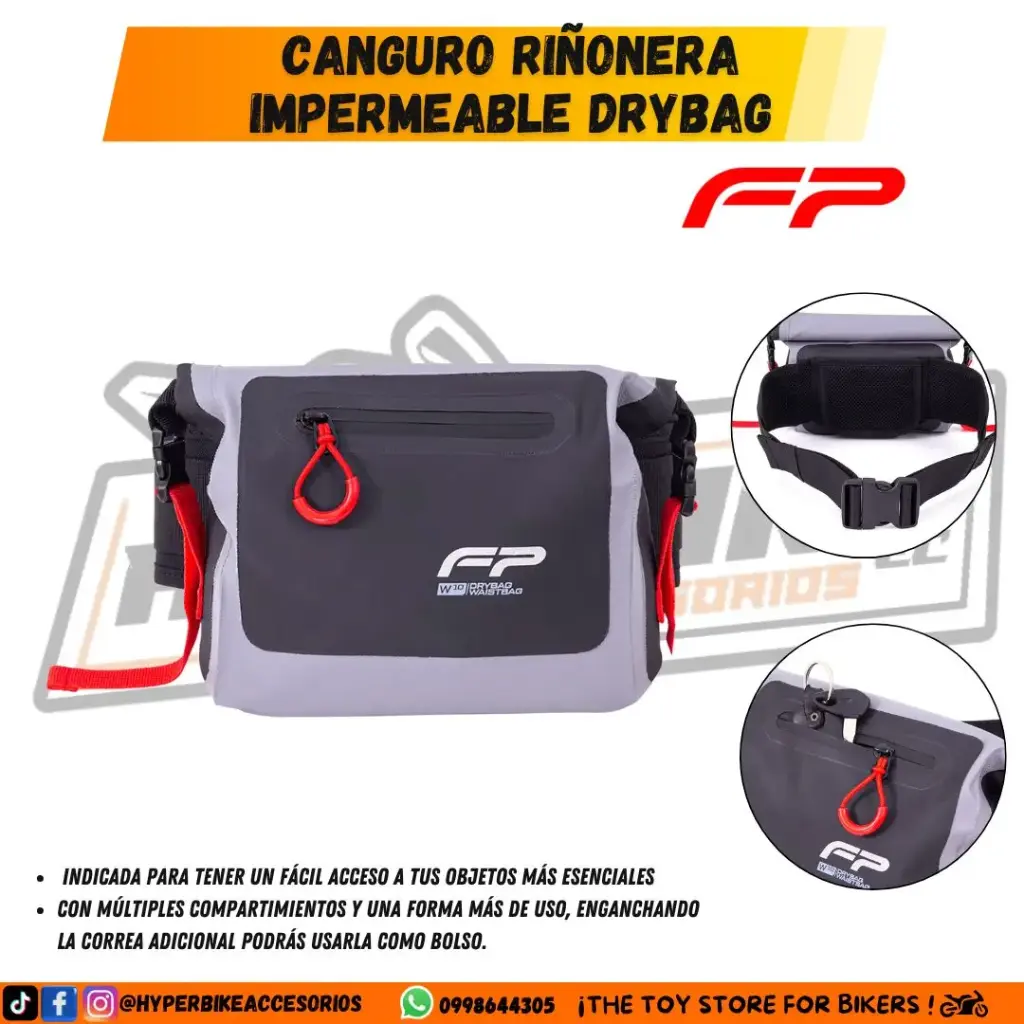 Canguro Riñonera Impermeable Drybag W10