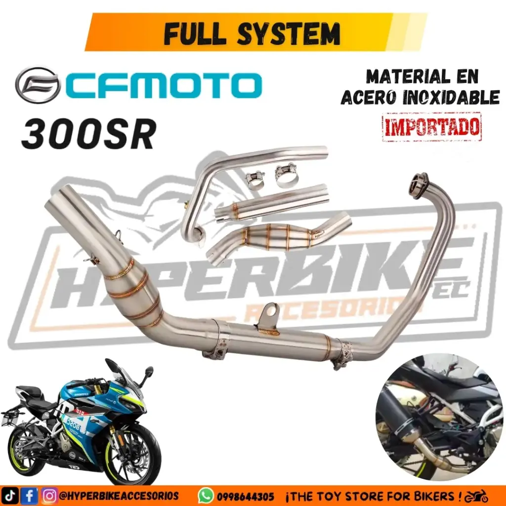 Full System CF-MOTO 300 SR