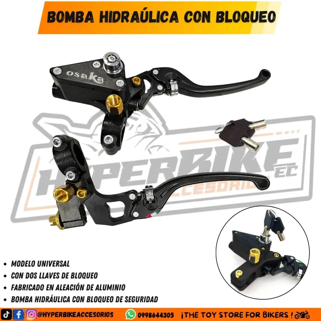 Manigueta con Bomba Hidráulica y Bloqueo