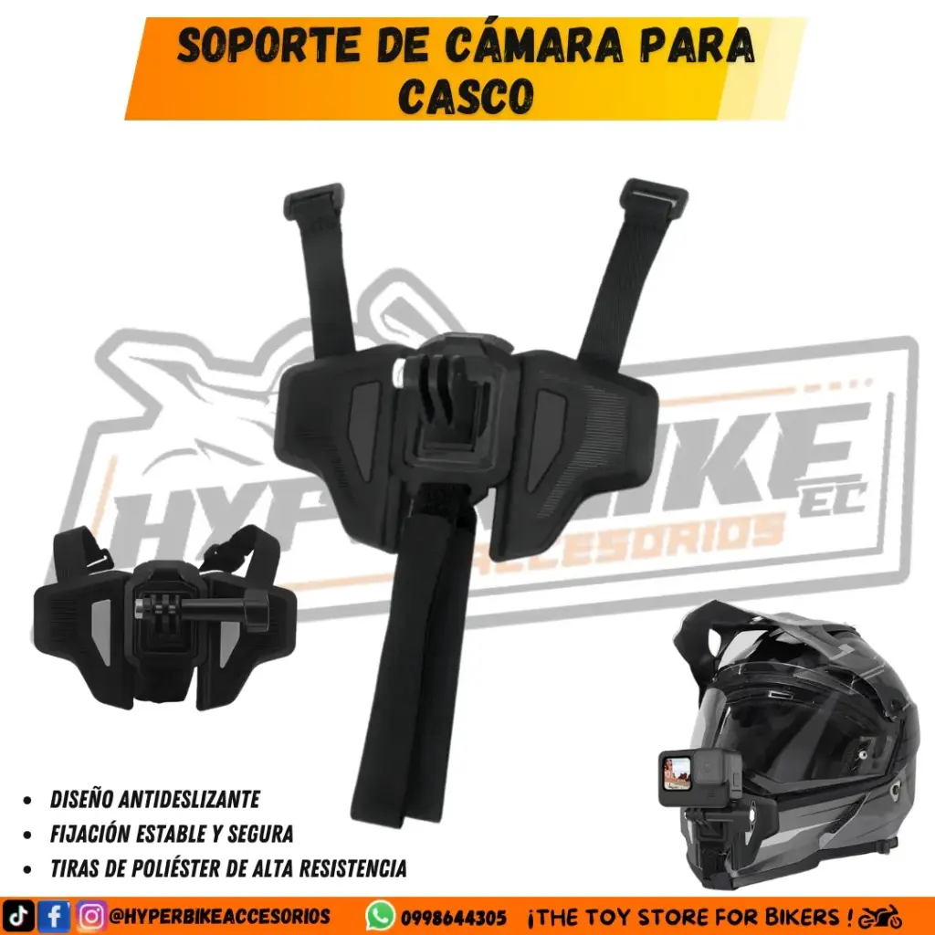 Soporte de Cámara para casco