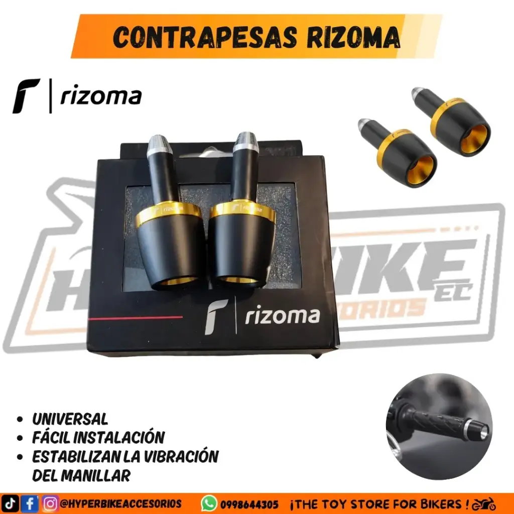 Contrapesas Rizoma Dorado