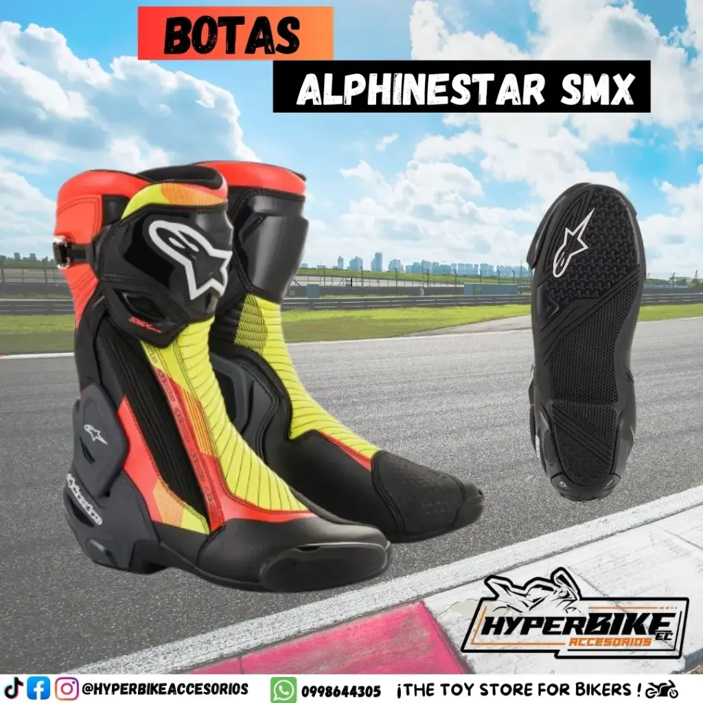 Botas Alphinestar SMX Rojo/Verde