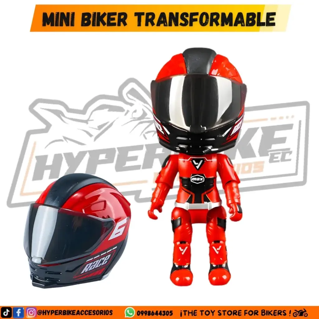 Mini Biker Transformable Rojo
