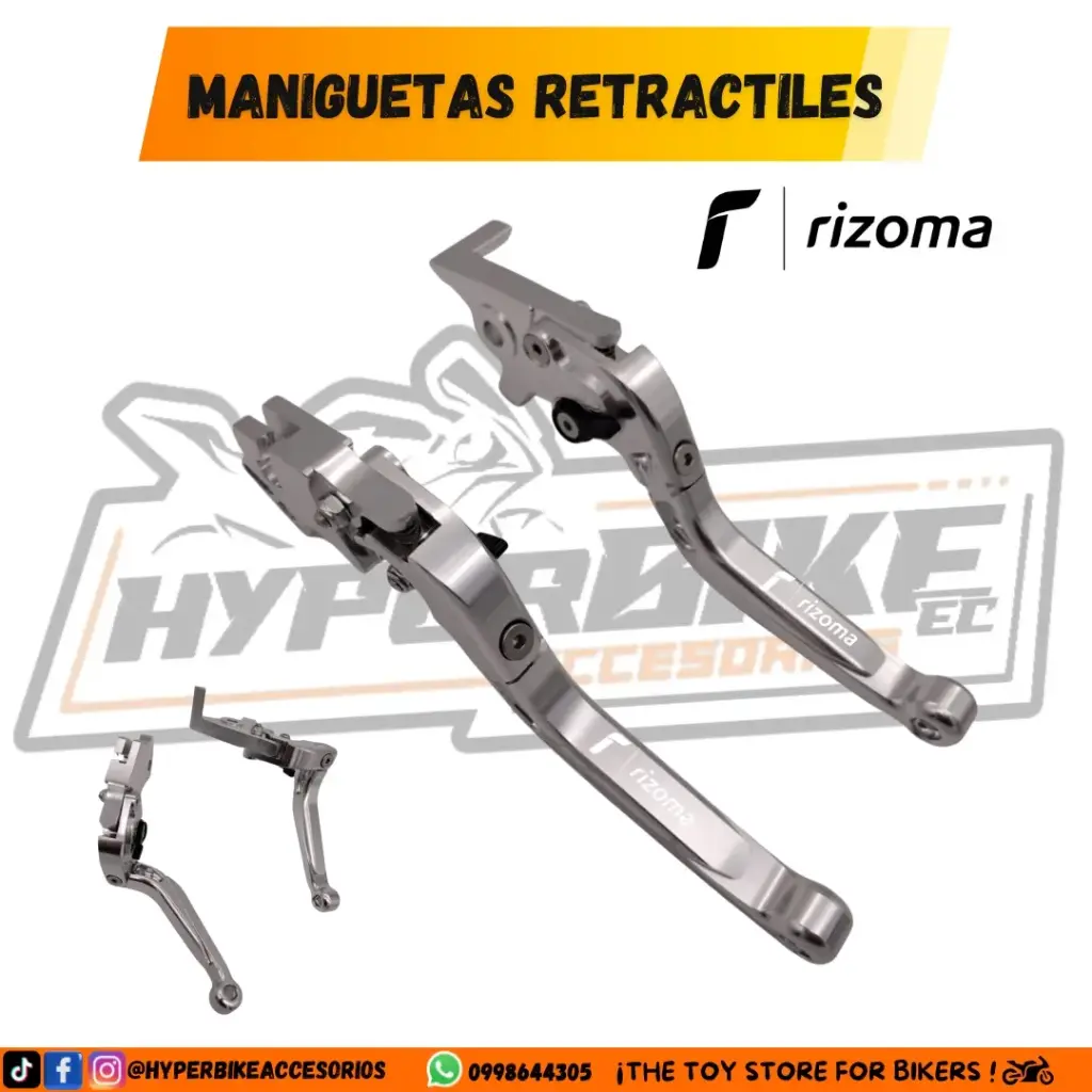 Maniguetas Retractiles Gris