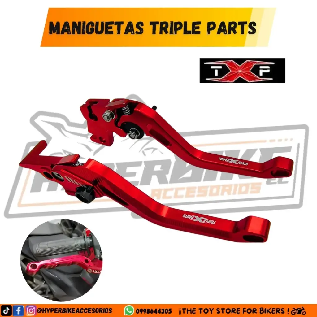 Maniguetas Triple Parts Rojas
