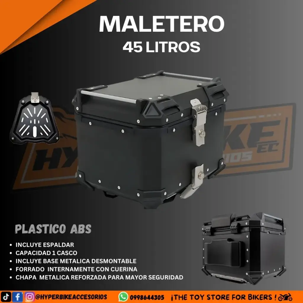 Maletero Plástico 45L