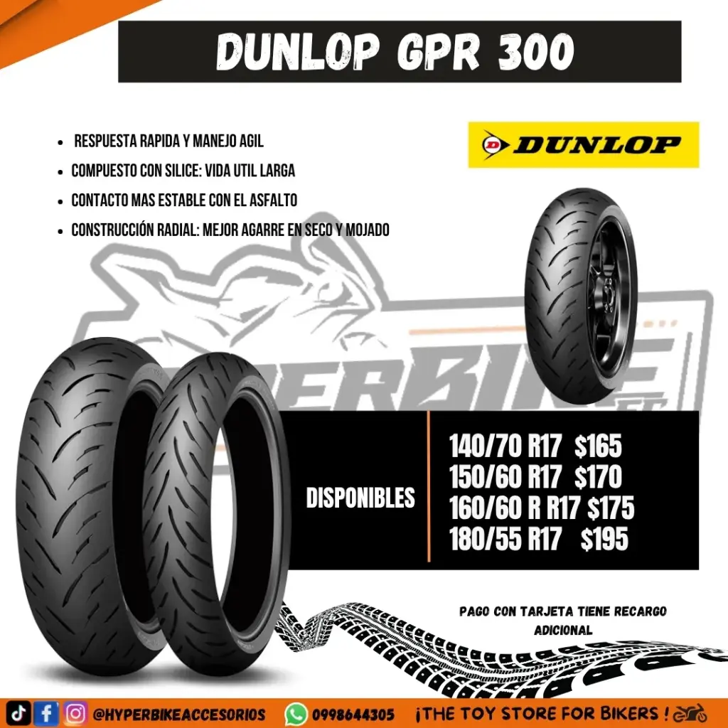 Neumáticos Dunlop GPR 300