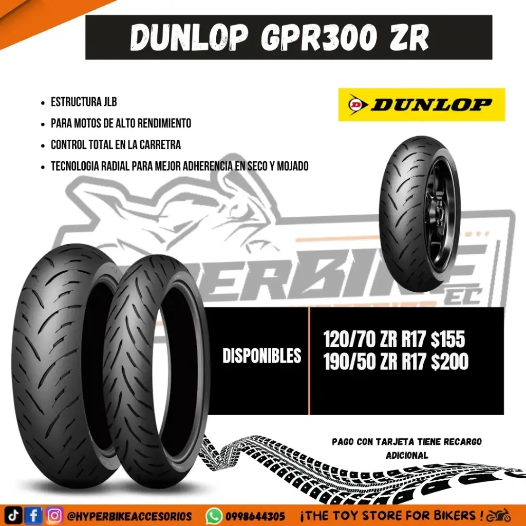 Neumáticos Dunlop GPR 300 ZR