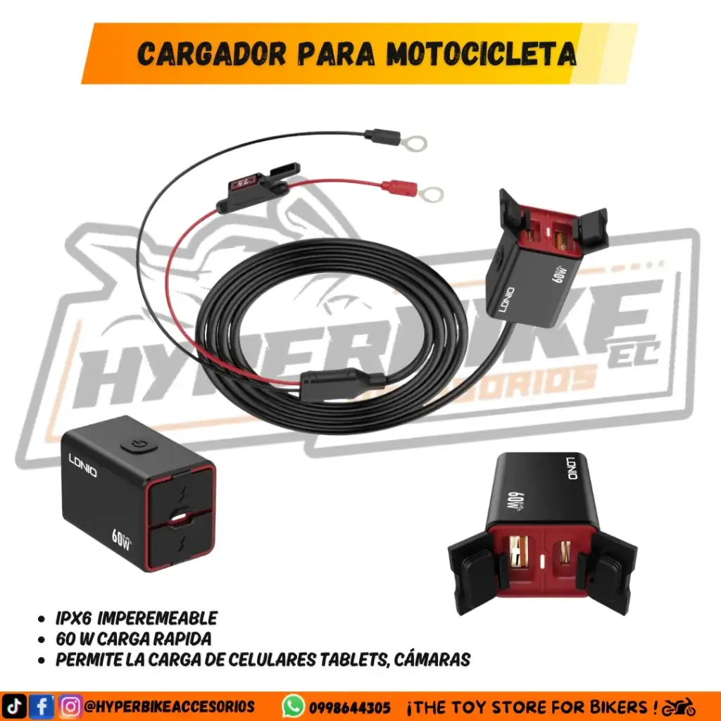 Cargador de Motocicleta