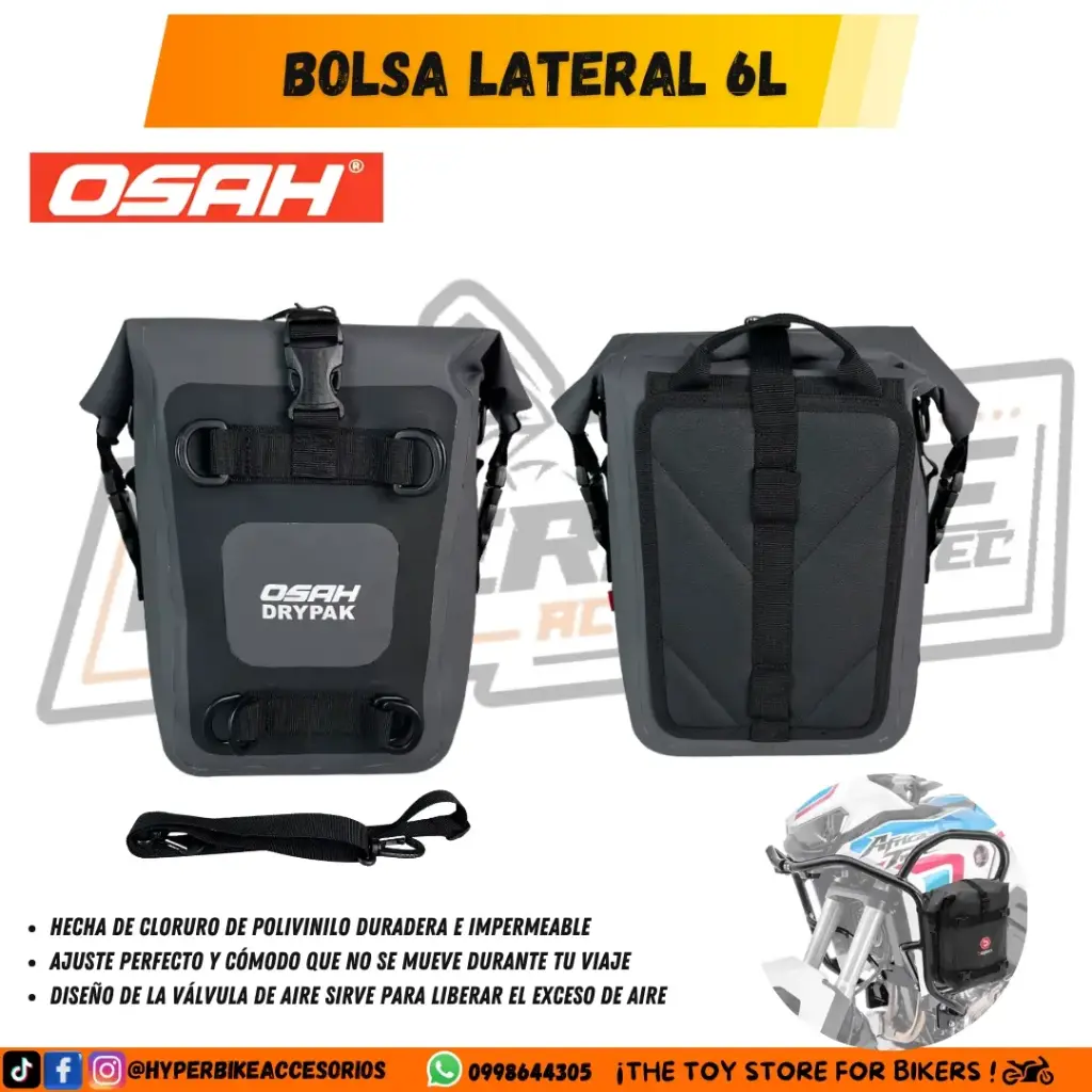 Bolso Lateral Crashbar 6L