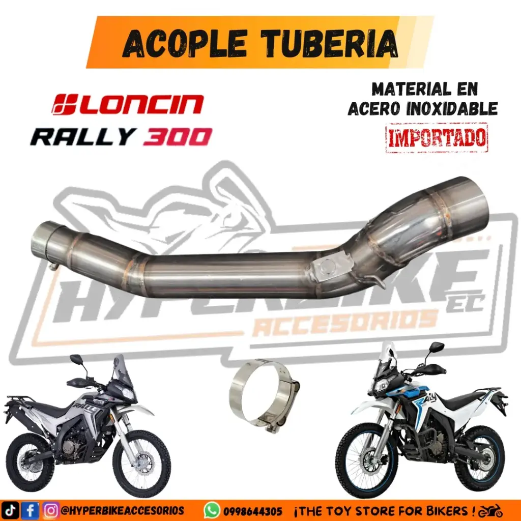 Acople Tuberia Rally 300