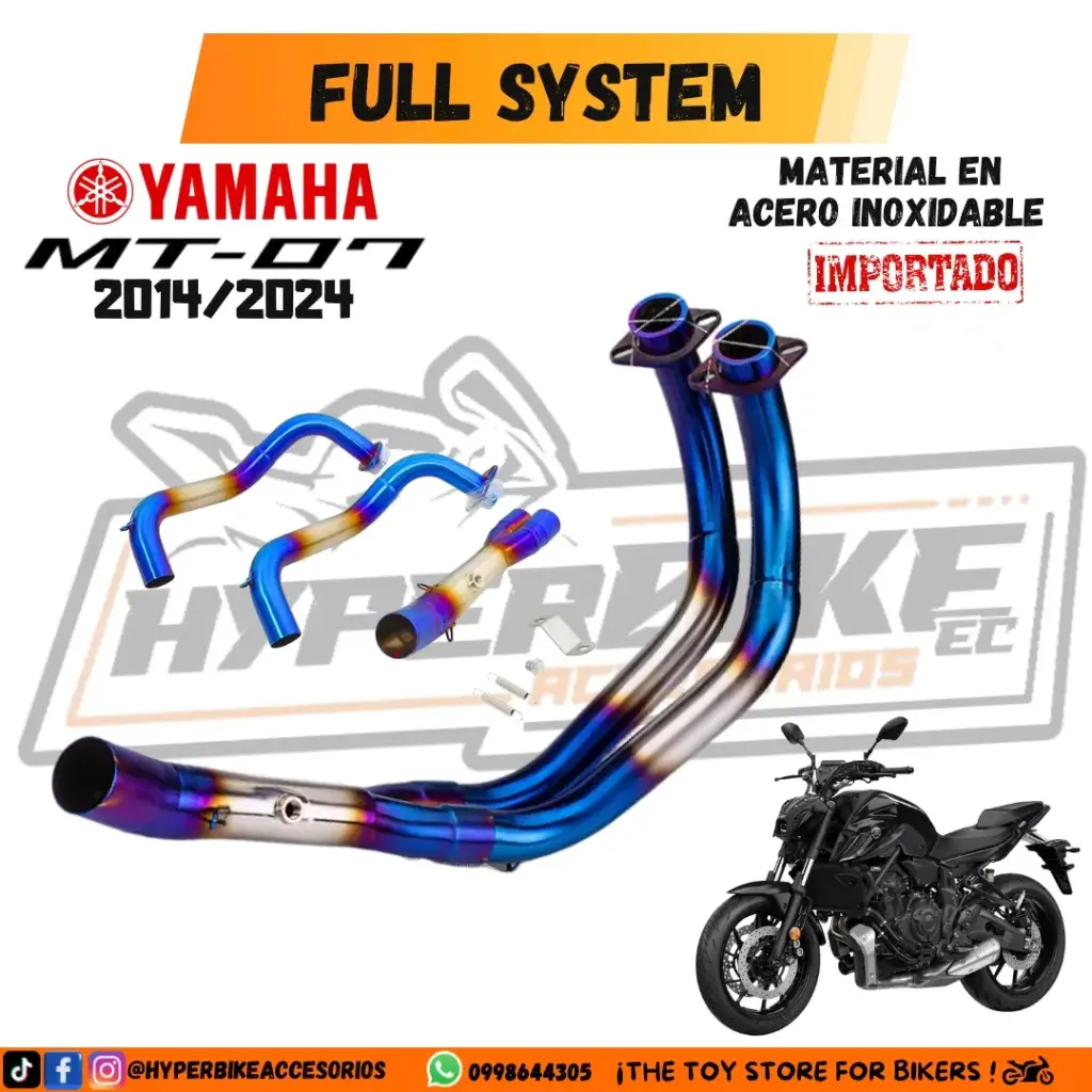 Full System Yamaha MT-07 2014/2024