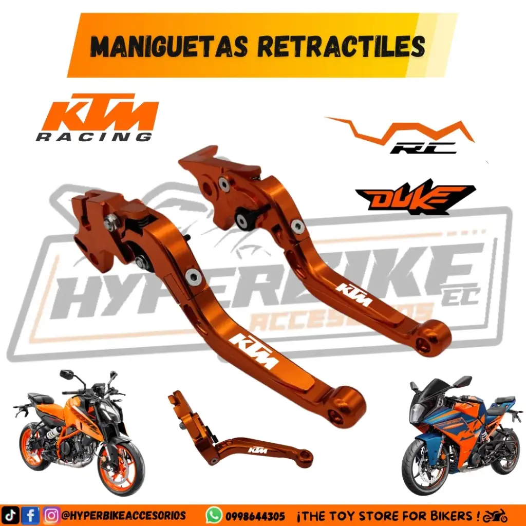Maniguetas Retractiles KTM