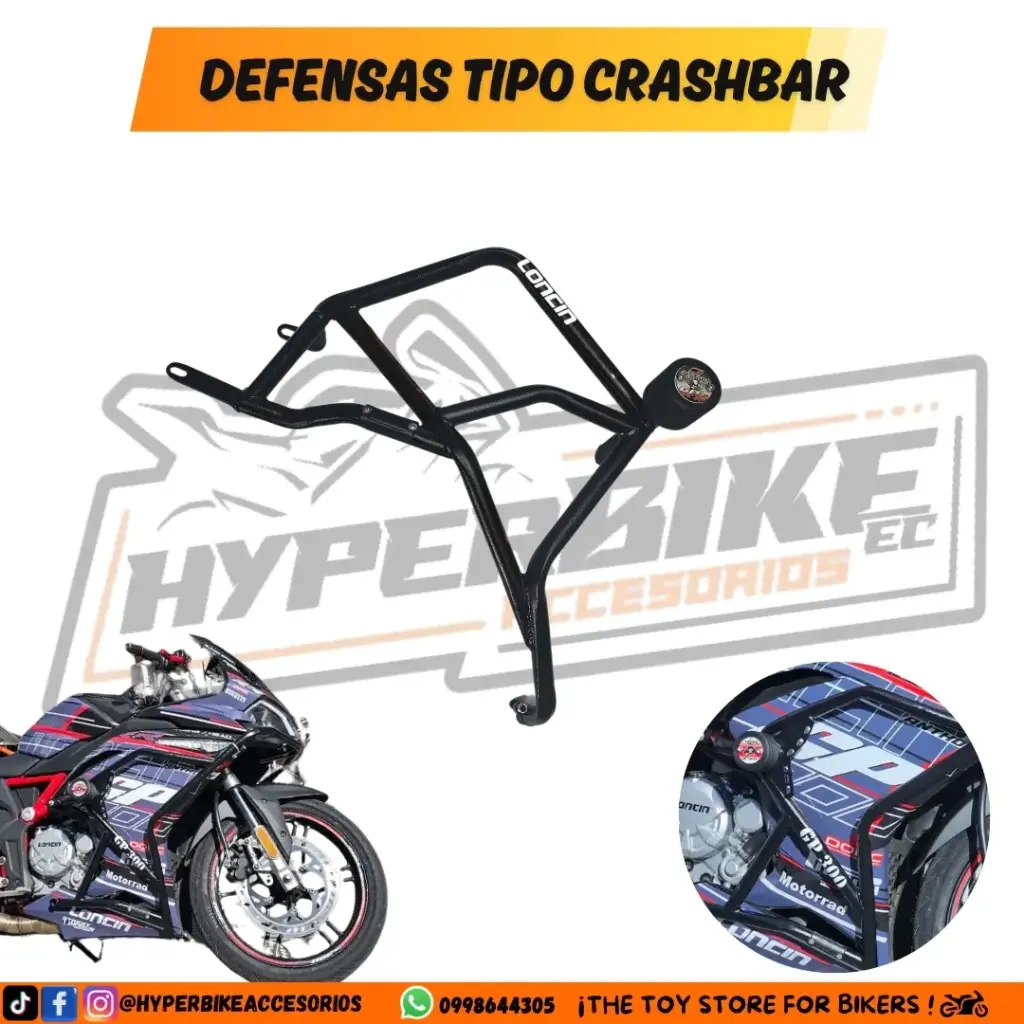 Defensas Crashbar Loncin GP 300