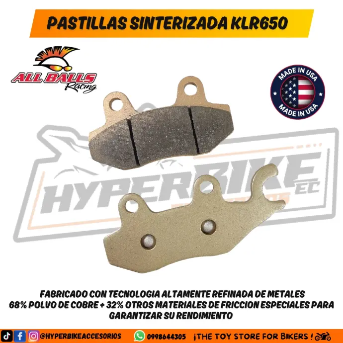 Pastilla Delantera Sinterizadas KLR650