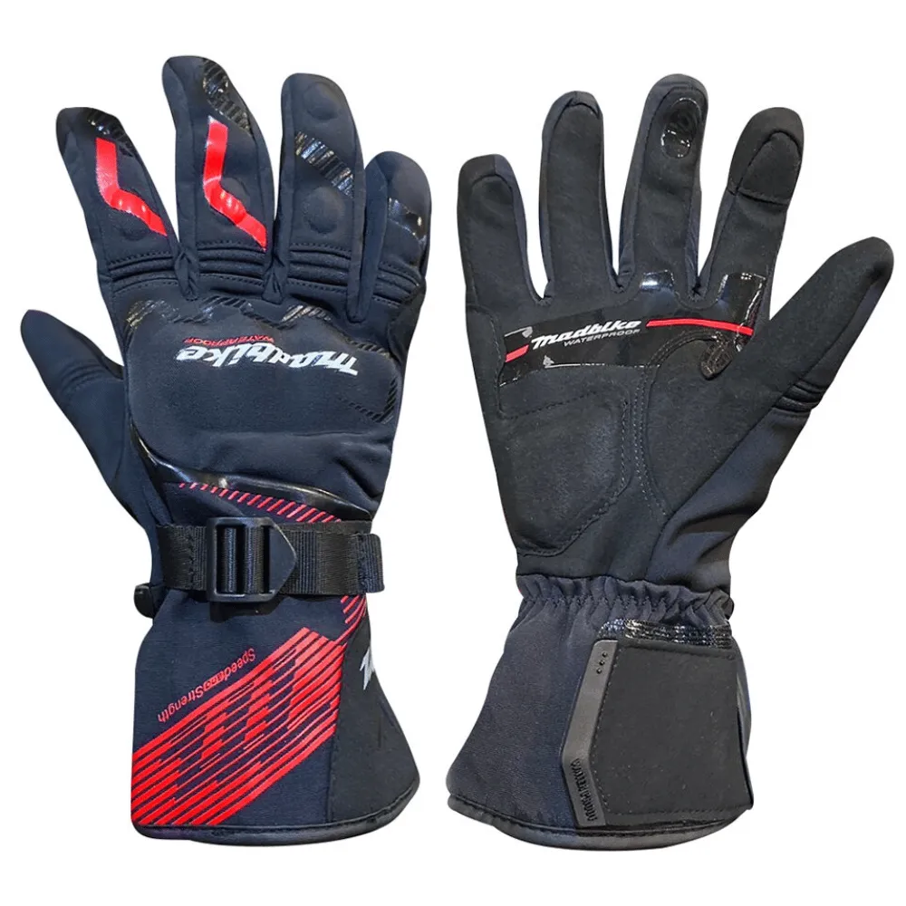 GUANTE MADBIKE NEGRO/ROJO