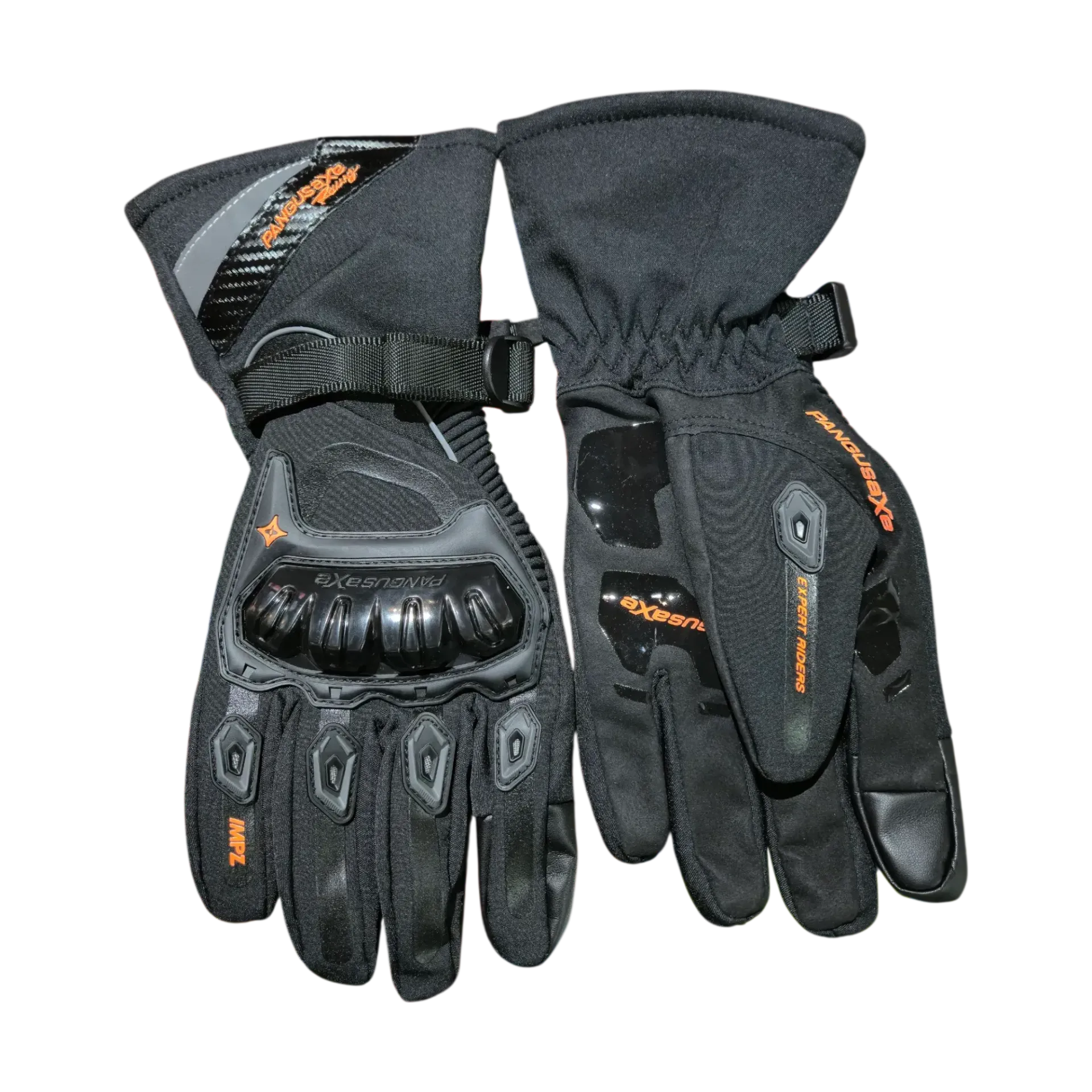 GUANTE AXE RACING NEGRO/NARANJA