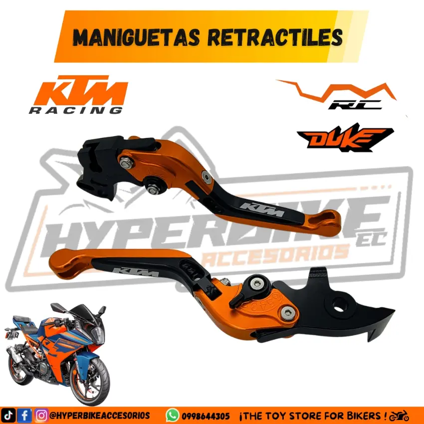 Maniguetas Retractiles KTM DUKE / RC / ADVENTURE