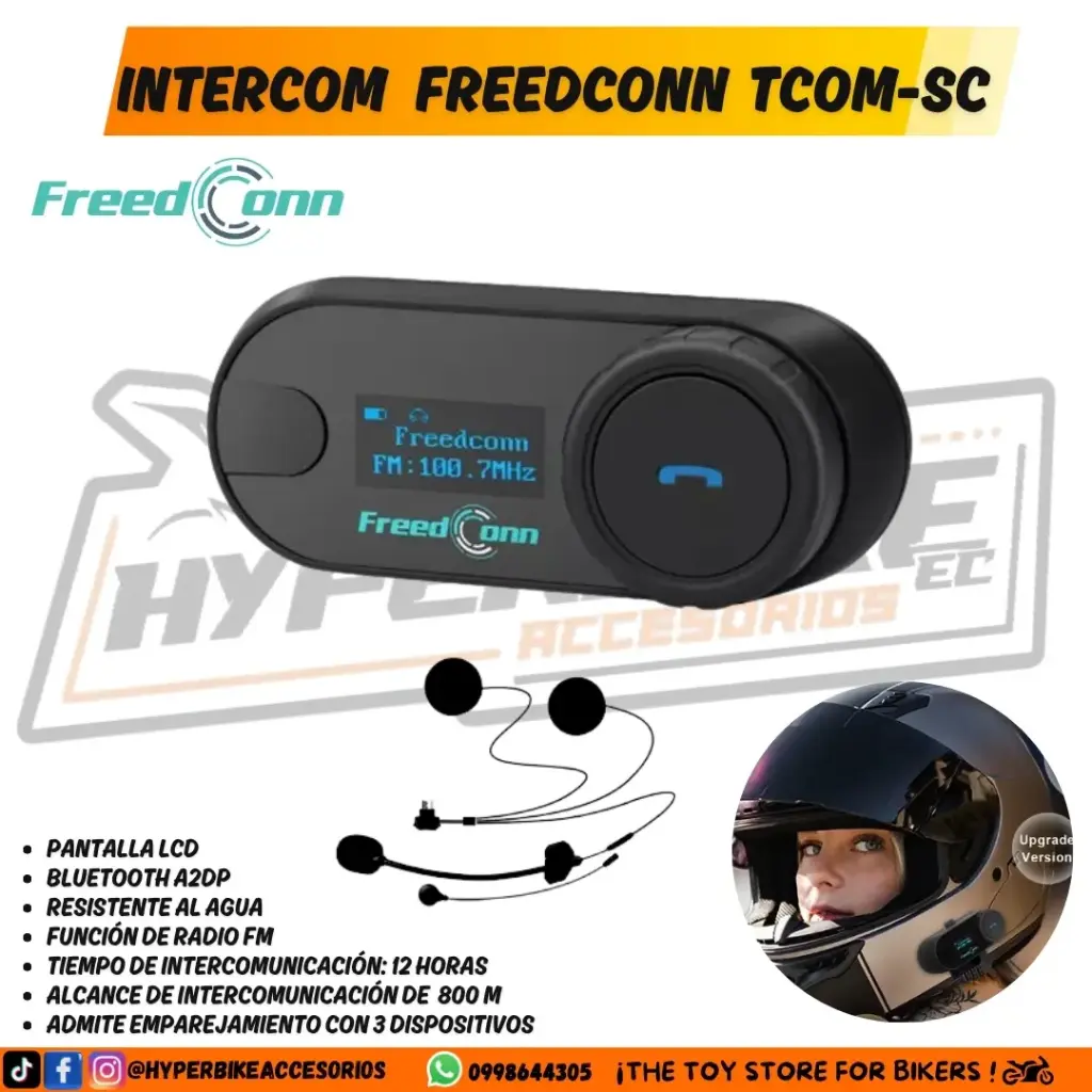 Intercomunicador Freedconn TCOM-SC
