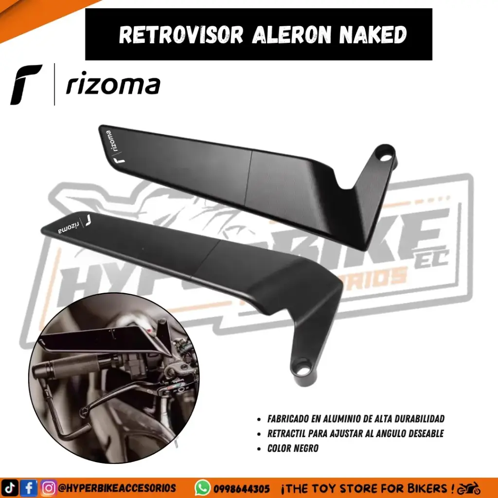 RETROVISORES ALERON NAKED